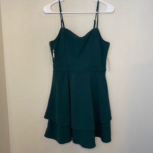 Dark green dress